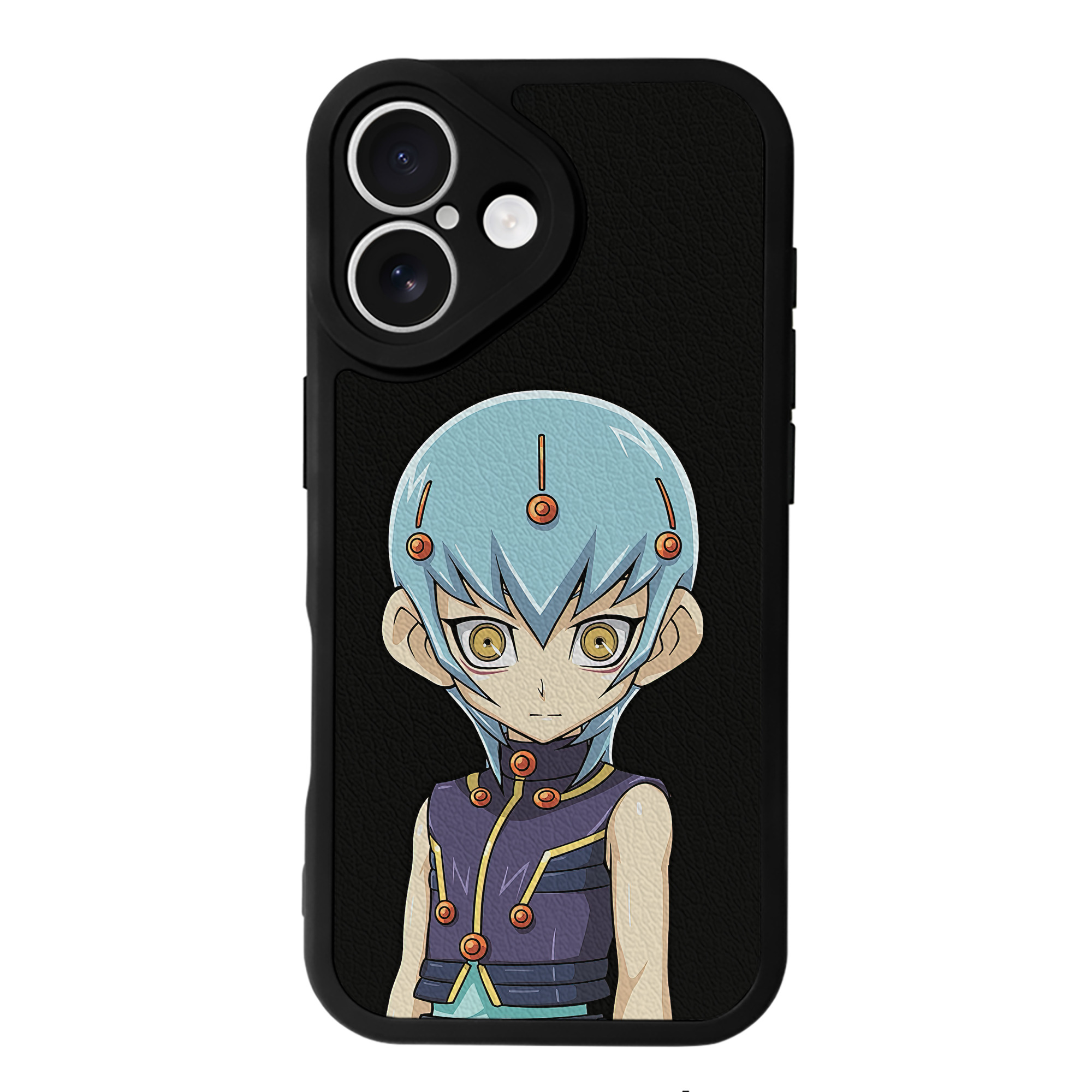 遊☆戯☆王 Yu-Gi-Oh! 【iPhone 16シリーズ対応】シリコンスマホケース（レザー調） 材質：シリコン